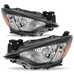 For 2016-2020 Toyota Yaris Black Housing Amber Reflector Headlights Assembly. Fixed Price $156.99.