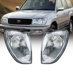 Fit For Toyota Land Cruiser 100 Series 98-05 1pair Clear Front Corner Light Lamp. Fixed Price $83.95.