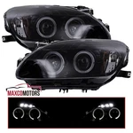 Smoke Projector Headlights Fits 2004-2009 Honda S2000 Ap2 Led Halo Left+right. Fixed Price $189.49.