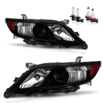 Pair Headlights For 2010-2011 Toyota Camry Black Headlamps With Bulbs. Fixed Price $84.53.