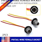 Us 194 168 Bulb Turn Signal Socket Connector Pigtail Harness Wire Plug. Fixed Price $9.99.
