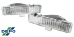 Fit 82-94 Jimmy Blazer Sonoma S10 S15 Clear Turn Signal Parking Bumper Light. Fixed Price $39.98.