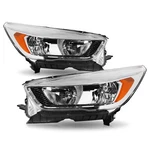 For 2017-2019 Ford Escape Halogen W/o Led Drl Chrome Headlights Headlamps L+r. Fixed Price $152.88.