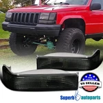 Fits 1993-1996 Jeep Grand Cherokee Bumper Lights Parking Signal Lamp Smoke 93-96. Fixed Price $22.98.