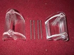 1968 1969 Ford Fairlane Torino Ranchero Front Parking Light Lens Set Pair New. Fixed Price $49.99.