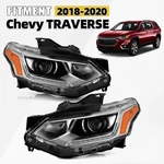 For 2018-2020 Chevy Traverse Hid/xenon Headlight W/ Led Drl Pair Left+right. Fixed Price $139.99.