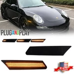 Sequential Smoked Led Side Marker Lights For Porsche 911 997 987 Cayman Boxster. Fixed Price $34.99.
