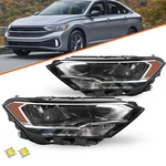 For 2019-2023 Volkswagen Jetta Non-projector Led Headlights Assembly Right&left. Fixed Price $205.99.