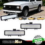 Clear Switchback Led Drl Signal Lights Set For 83-93 Chevy S-10 / 82-90 Gmc S-15. Fixed Price $64.99.