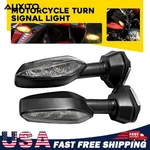 Front Rear Turn Signal Lights Amber Left Right For Kawasaki Versys 650 Lt 17-21. Fixed Price $18.04.