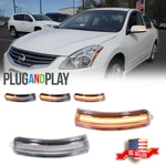 Clear Sequential Amber Led Side Mirror Signal Lights For 2009-2014 Nissan Maxima. Fixed Price $34.99.