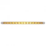 United Pacific 14 Amber Led 12" Flush Mount Ptc Light - Clear Lens. Fixed Price $25.90.