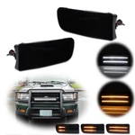 Smoked Sequential Amber Led Drl Front Signal Lights For Toyota 1999-2002 4runner. Fixed Price $64.99.