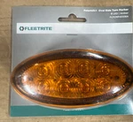 Fleetrite Oval Amber Peterbilt Side Cm Hardwired, 8 Led Fltcmp45108a. Fixed Price $18.99.