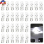 30 Pcs 194 Light Bulb, 1/4 Wedge Base 12v 5w Clear T10 Car Flat Foot Mini Lights. Fixed Price $12.99.