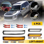 4x Sequential Smoked Under Led Side Mirror Marker Lights For Ford F-150 09-14 Er. Fixed Price $50.34.