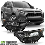 For 2019-2021 Toyota Rav4 Black Bezel Led Headlights Headlamps Left+right Pair. Fixed Price $155.99.