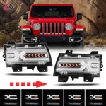 For 2018-23 Jeep Wrangler Jl Gladiator Jt X Shape Led Drl Sequential Turn Signal. Fixed Price $119.99.