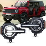 Pair Vland Full Led Headlights For 2020-2026 Ford Bronco With W/yellow Drl. Fixed Price $564.99.