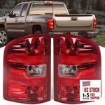 Tail Lights Assembly Compatible With Chevy Silverado 2007-2013 Pair Red Trim. Fixed Price $111.99.