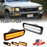 For 95-00 Toyota Tacoma Smoked Switchback White Amber Led Drl Turn Signal Lights. Fixed Price $54.99.