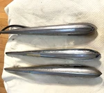 Set Of Vintage 1940 Buick Parking Fender Lights Chrome Oem. Fixed Price $300.00.