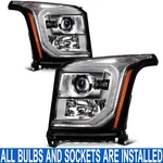 Pair/set Led Drl Projector Headlight Assembly W/ Bulb For Gmc Yukon 2015-2020. Fixed Price $289.99.