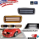 Clear Switchback Led Drl Turn Signal Lights Set Of 2 For 85-92 Chevy Camaro Z28. Fixed Price $74.99.