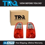 Trq Rear Tail Lights Set Driver & Passenger Side Fits 2005-2006 Toyota Tundra. Fixed Price $106.95.