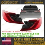1 Pair Left & Right Outer Led Tail Light Assembly For Toyota Camry Xle Xse 2025. Fixed Price $159.99.