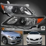 Black Fits 2010-2011 Toyota Camry Projector Headlights Assembly Lamps Left+right. Fixed Price $99.38.