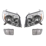 4 Pc Headlights & Front Signal Lamps W/ Daytime Running Lights For 03-05 4runner. Fixed Price $130.70.