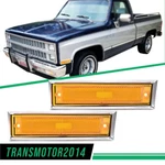 Side Chrome Bezel Marker Light Pair Fit For Chevy Blazer Gmc Jimmy C/k R Pickup. Fixed Price $12.63.