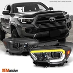 Fits 2016-2023 Toyota Tacoma Sr/sr5 Sequential Smoked Led Projector Headlights. Fixed Price $255.99.