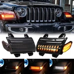 For Jeep Wrangler Jl Sahara 18-23 Led Drl Turn Signal Fender Side Marker Lights. Fixed Price $140.01.