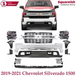 Front Bumper Chrome & Grille Assembly Kit For 2019-2021 Chevrolet Silverado 1500. Fixed Price $1485.00.