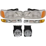 Headlight Parking Fog Driving Light Lamp Lh Rh Set Of 6 For Gmc Sierra New. Fixed Price $168.95.