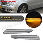 Led Bumper Side Marker Turn Signal Lights For 07-2009 Mercedes Benz W211 E-class. Fixed Price $39.59.