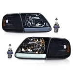 Led Drl Strip Headlights Assembly W/corner Parking Lights Fit For Ford F150. Fixed Price $168.99.