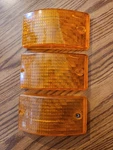 Oem Porsche 924 924s 944 Front Amber Turn Signal Lens. Fixed Price $19.00.