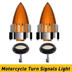 3 1/4'' Bullet Led Rear Turn Signal Blinkers With Amber Lens For Harley Softail. Fixed Price $42.74.