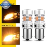 2x Ba15s 1156 P21w Led Turn Signal Bulbs Amber With Build-in Load Resistor. Fixed Price $19.99.