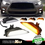 Turn Signal Replace Frosted White Lens Switchback Led Daylight For Infiniti Q50. Fixed Price $29.99.