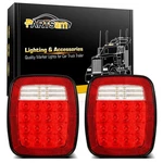 Partsam Pair 38 Led Universal Tail Brake Turn Stop License Standard, Red Lens. Fixed Price $81.31.