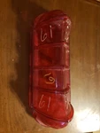 1961 Buick Lasabre Red Stop Tail Light Len Tmc-751-rh, Glo-brite Sae-stdb-61. Fixed Price $4.50.