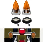 3 1/4" Motorcycle Turn Signal 2 Pack Bullet Led Rear Tail Light For Harley Dyna. Fixed Price $41.99.