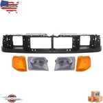 Fits 1993-1997 Ford Range Front Header Panel Headlight Corner Marker Light 5pc. Fixed Price $175.33.