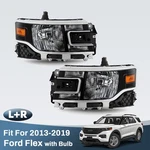 Halogen Headlight For 2013-2019 Ford Flex With Bulb Left+right Pair Da8z13008c. Fixed Price $204.99.