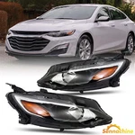 Fit 2019-2022 Chevrolet Chevy Malibu Halogen Headlight Pair Left + Right Side Us. Fixed Price $119.59.