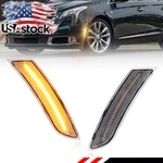 2x Clear Amber Led Front Bumper Side Marker Lights For 2013-2017 Cadillac Xts. Fixed Price $24.99.